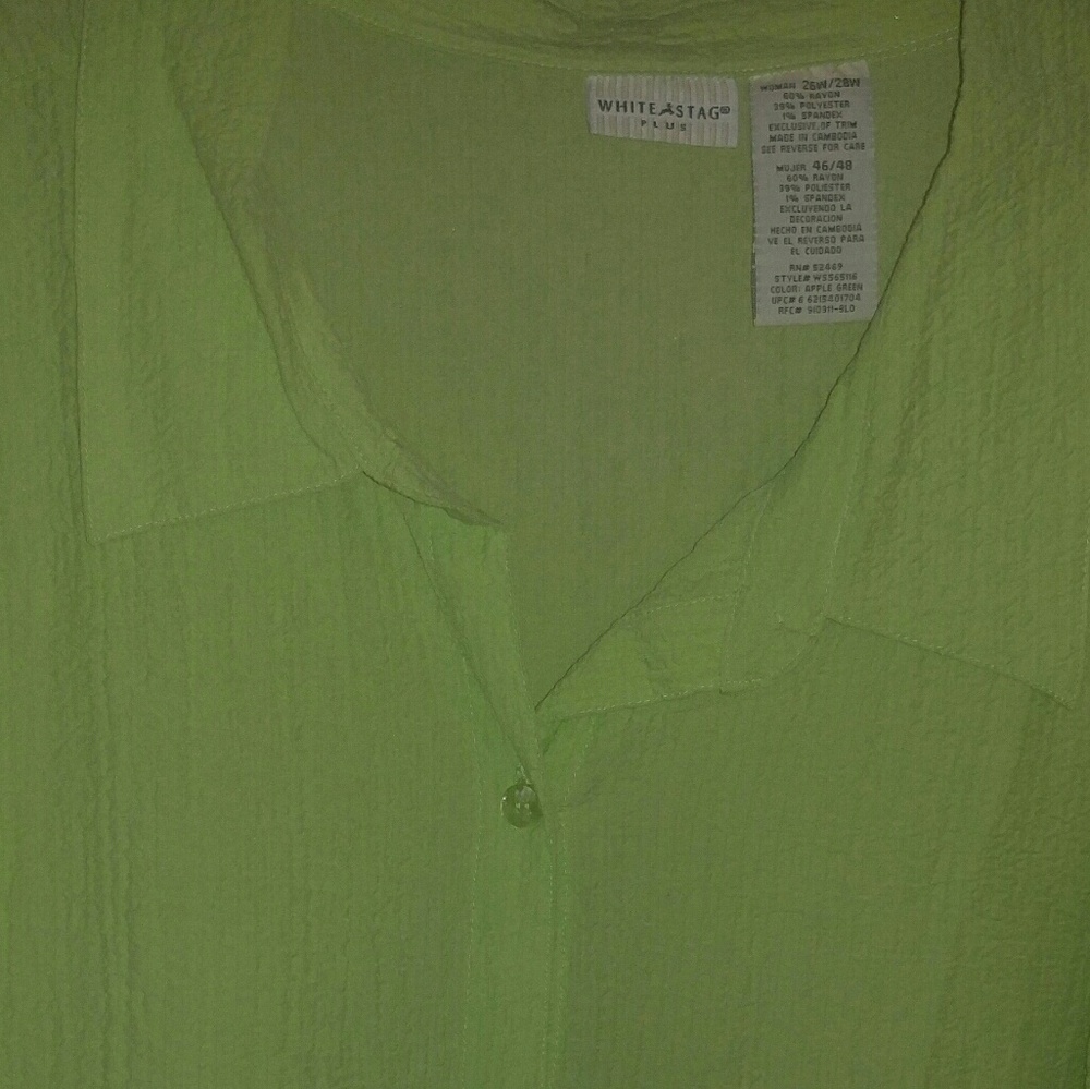 Whitestag Button down stretch shirt size 26-28